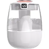Tlily Luchtbevochtiger voor huishoudelijk gebruik, slaapkamer, USB-aansluiting, kleine woonkamer, wit