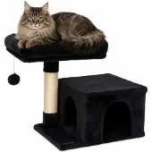 Lionto Krabboom klimboom krabpaal kattenboom hoogte 50 cm Zwart