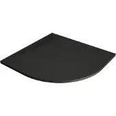 Mexen Bert halfronde douchebak SMC 80 x 80 , zwart - 4KR708080