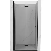Mexen Mist-F vouwdeur voor douche links 80 , transparant, zwart - 8A6-080-000-70-00-L