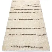 Rugsx Tapijt FLUFFY 2371 shaggy riemen room / beige 200x290 cm