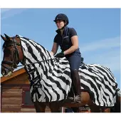Bucas Vliegendeken Buzz Off Riding Zebra Zebra