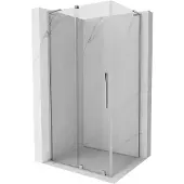 Mexen Velar L douchecabine schuifbaar 110 x 90 , transparant, chroom - 871-110-090-03-01