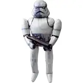 Anagram Ballon Storm Trooper Junior 83 X 177 Cm Folie Wit