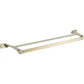 Mexen Rino dubbele handdoekhouder, goud - 7027025-50