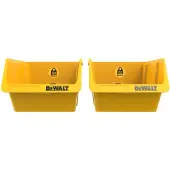 DeWalt kunststof bakken met een capaciteit van 10 lb, compatibel met het werkplaatsopslagsysteem (DWST82813)