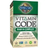 Elämän puutarha,Garden of Life , Vitamine Code, RAW K-Complex, 60 Vegan Capsules