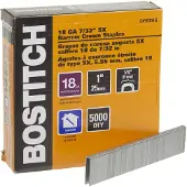 Bostitch Kroon Nietjes, Smal, 1 x 7/32-Inch, 18GA, 5000-Pack (SX50351G)