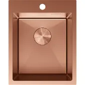 Mexen Solix roestvrijstalen spoelbak 1-komors 400 x 500 , koper - 6406401000-65
