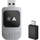 Melitt 2-in-1 draadloze CarPlay Android AUTO-autoadapter