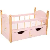 Munecas Arias Nature Bed With Drawer Roze Kinderen