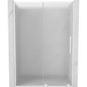 Mexen Velar schuifbare douchedeur 130 , matglas, wit - 871-130-000-31-20