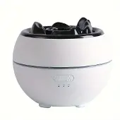 MaxPower RJJ 360ml Vulkanische koele mistbevochtiger met vlampatroon, wit