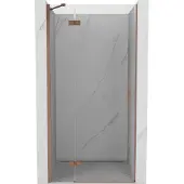 Mexen Mist-H draaideur douche links 80 , transparant, geborsteld koper - 8A5-080-000-65-00-L