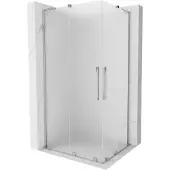 Mexen Velar L Duo schuifdouchecabine 100 x 90 , ijs, chroom - 871-100-090-02-33-01