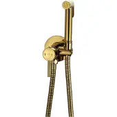 Mexen Elba inbouw bidetkraan met enkele houder, goud - 7599250-50