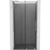 Mexen Velar L schuifdouchedeur 100 , grafiet, chroom - 871-100-003-41-01
