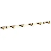 Mexen handdoekhaak met zes haken, goud - 709166-50