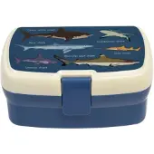 Rex London - Lunchtrommel met tray 'Sharks'