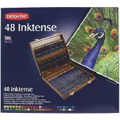 Derwent - Inktense Pencil Wooden Box with 48 Pencils