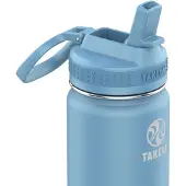 Takeya Actives Straw Insulated Bottle 530ml Bluestone