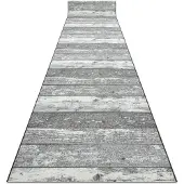 Rugsx Vloerbekleding met rubber bekleed 67 cm DESKI grijskleuring 67x880 cm