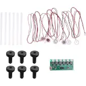 Torribaly Bevochtigermodule DIY-kit Vernevelingsregelbord Ultrasone vernevelaar Mistdrivercircuit 6-sproeier