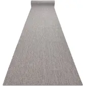 Rugsx Sisal Loper SION Melange plat te weven grijs 100cm 100x270 cm
