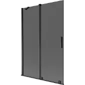 Mexen Velar 2-delige schuifbare badwand 120 x 150 , grafiet, zwart - 896-120-000-41-70