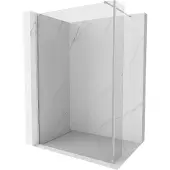 Mexen Kioto douchewand Walk-in 160 x 40 , transparant, chroom - 800-160-212-01-00-040