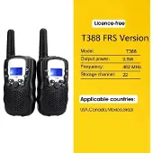 MaxPower 2 stuks draagbare kinderradio-ontvangers voor telefoons