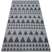Rugsx Tapijt SENSE Micro 81243 Drieho zilver/anthracytkleuring 160x230 cm