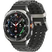 Samsung Galaxy Watch Ultra (2025) | Titaniumzilver | zwart