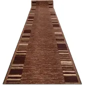 Rugsx Vloerbekleding met rubber bekleed ADAGIO bruin szerokość 133cm 133x370 cm