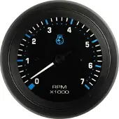 Sierra Eclipse 0-7000rpm Petrol&gas Tachometer Zilver 76.20 mm