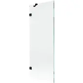 Mexen Lunar badscherm 1-deurs 70 x 150 , transparant, zwart - 897-070-000-70-00