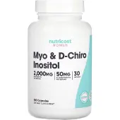 Nutricost - Myo &amp; D-Chiro-Inositol voor vrouwen (120 capsules)