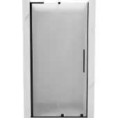 Mexen Velar L schuifdouchedeur 110 , matglas, zwart - 871-110-003-31-70