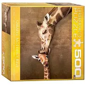 Eurographics Giraffe Moeders Kus Puzzel, 500 Stukjes