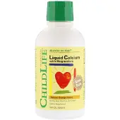 Child Life Kind Life - Vloeibare Calcium met Magnesium, Natuurlijke Sinaasappel - 473 ml