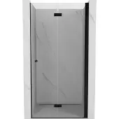 Mexen Mist-F opvouwbare douchedeur rechts 75 , transparant, zwart - 8A6-075-000-70-00-P