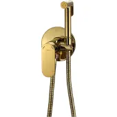 Mexen Milo inbouw bidetkraan met puntset, goud - 7599350-50