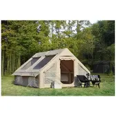 MUVOE 4-persoons opblaasbare tent - PU3000mm, UPF50+ zonbescherming, beige
