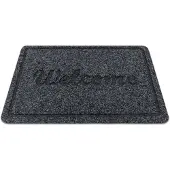 Rugsx Ruitenwisser WELCOME 2098 anti slip, extern, intern - antraciet 40x60 cm