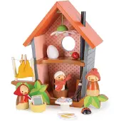 Tender Leaf Toys Preschool - Roodborstje Nestkast - 27X10,50X26,50Cm - Hout - 3 Jaar