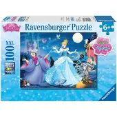 Ravensburger Disney Princess Schattige Assepoester 100 Stuk Glitter Puzzel voor Kinderen - Elke Puzzelstuk is Uniek, Past Perfect