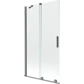 Mexen Velar 2-delige verschuifbare douchewand 100 x 150 , transparant, gunmetal - 896-100-000-01-95