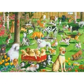 Ravensburger , Puzzel "In het hondenpark", 500 stukjes, Dieren, Vanaf 12 jaar