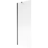 Mexen Next badwand-douchescherm 1-vleugelig 70 x 150 , stroken, zwart - 895-070-000-00-09-70