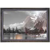 MCW Fotolijst T249, fotolijst houten lijst muurframe, 26x36cm shabby look landhuis ~ bruin